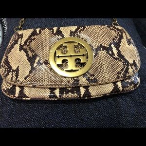 Rare Tory burch chain shoulder handbag